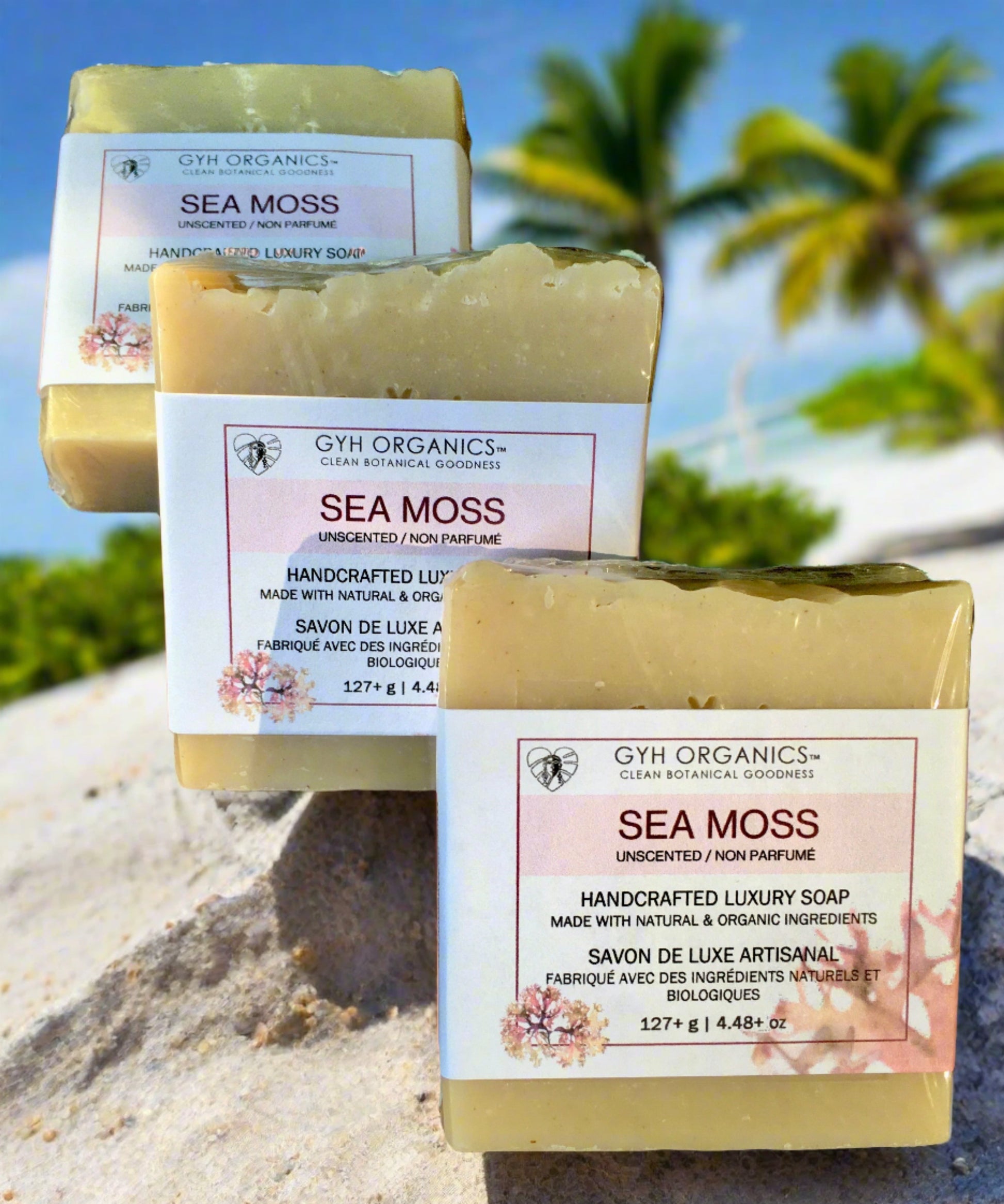 Sea Moss Handmade Soap - 3 