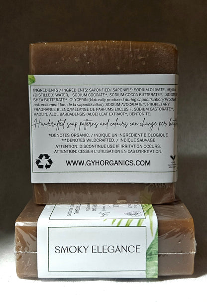 Smoky Elegance Handmade Soaps - Ingredients